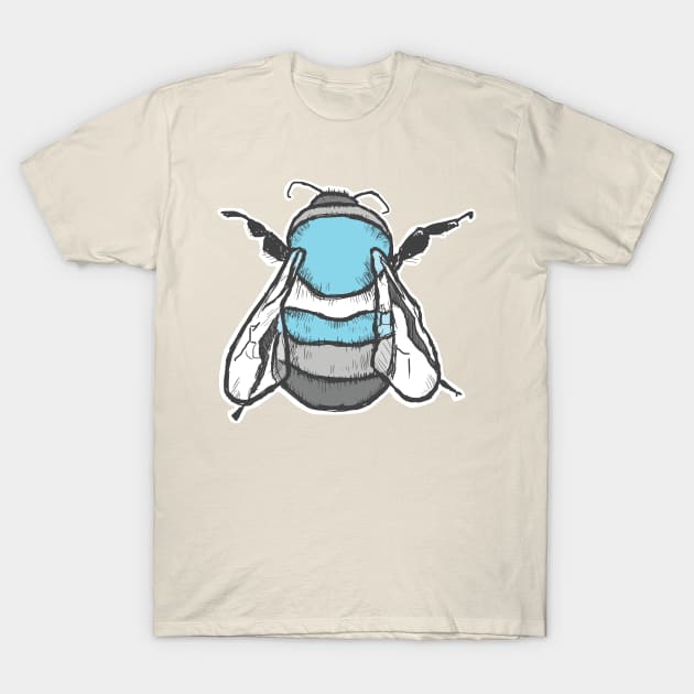 Demiboy Bee T-Shirt by theartfulscientist